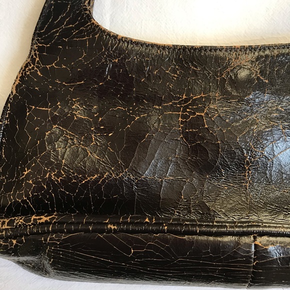 Mja Distressed Brown Leather Vintage Handbag - Picture 6 of 7